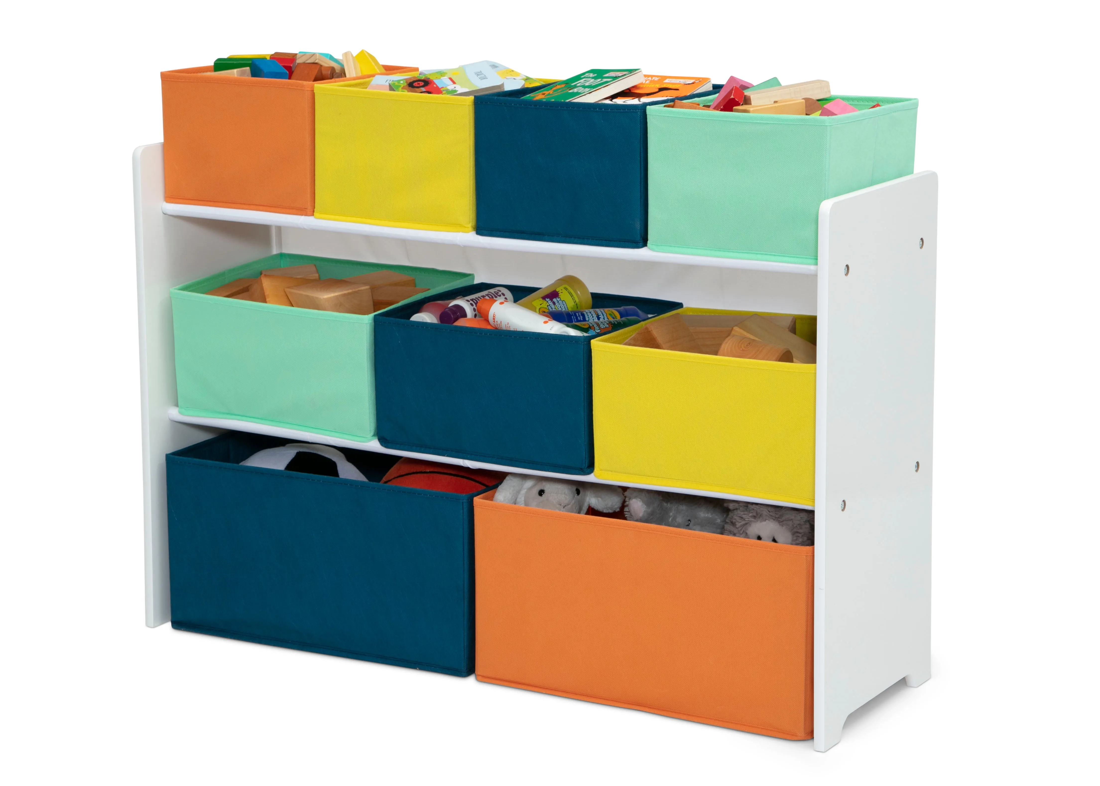 Deluxe Multi-Bin Toy Organizer with Storage Bins Babykids_Delta Children_Toy Storage & Bookshelves
