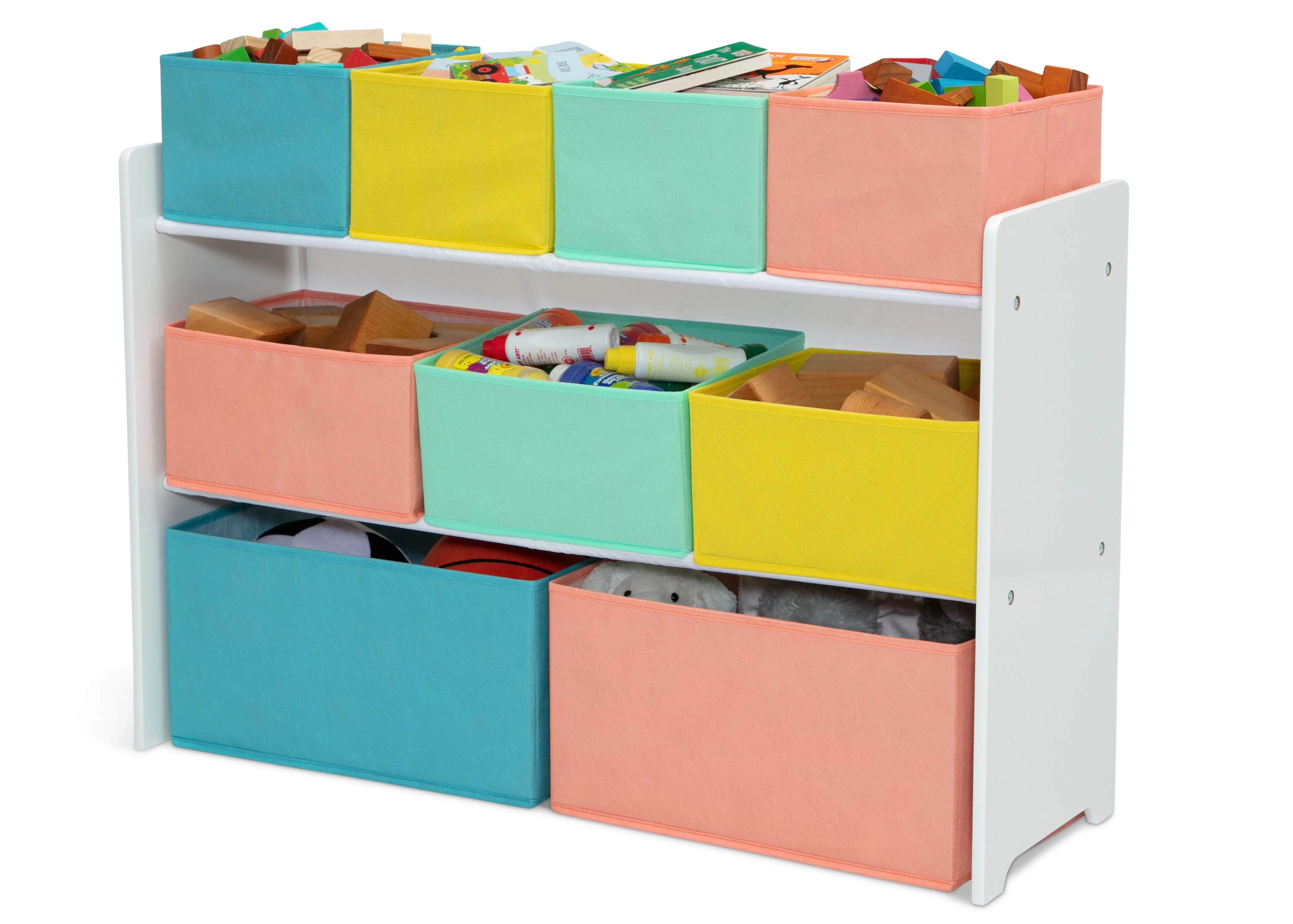 Deluxe Multi-Bin Toy Organizer with Storage Bins Babykids_Delta Children_Toy Storage & Bookshelves