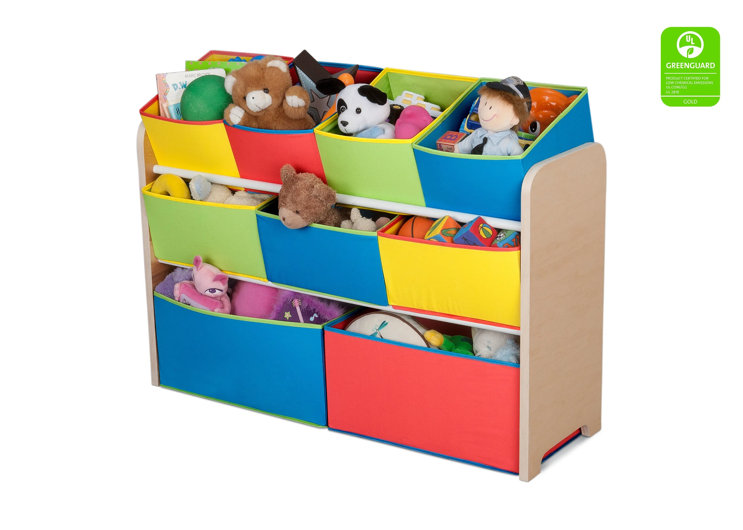 Deluxe Multi-Bin Toy Organizer with Storage Bins Babykids_Delta Children_Toy Storage & Bookshelves