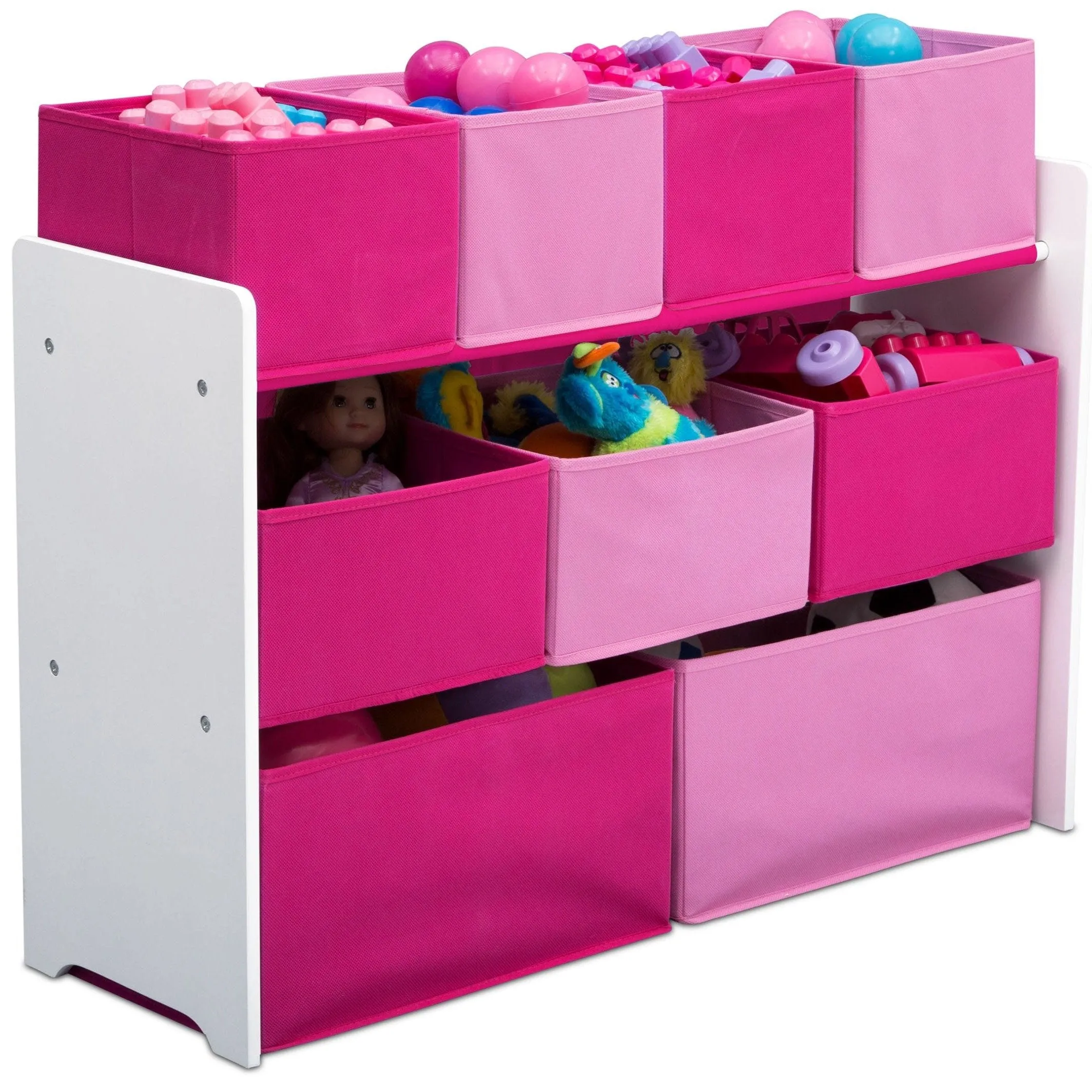 Deluxe Multi-Bin Toy Organizer with Storage Bins Babykids_Delta Children_Toy Storage & Bookshelves