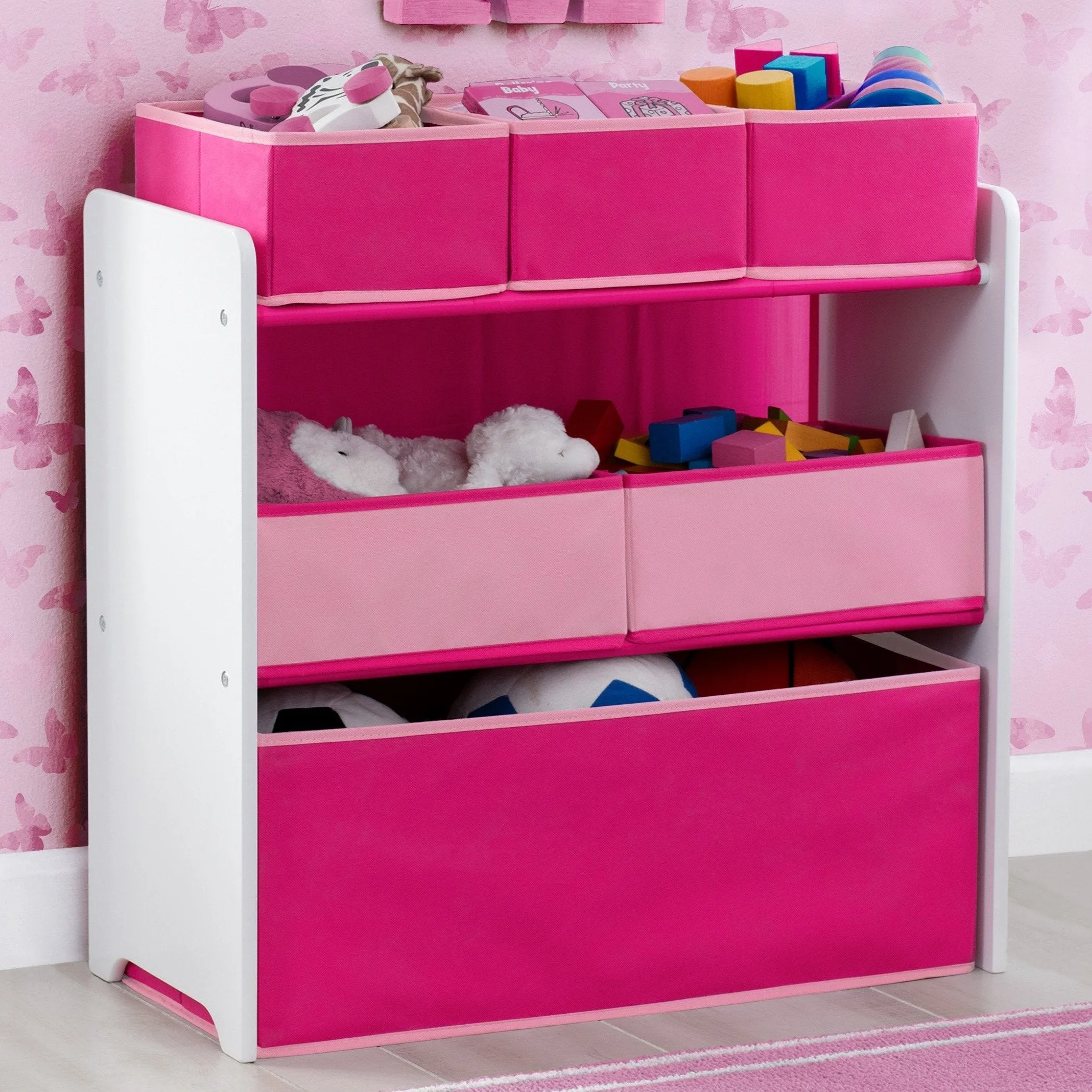 Design and Store 6 Bin Toy Organizer Babykids_Delta Children_Toy Storage & Bookshelves