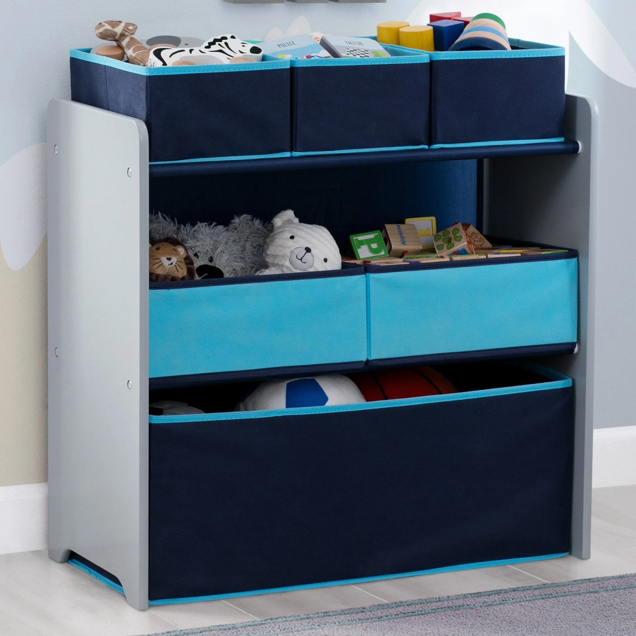 Design and Store 6 Bin Toy Organizer Babykids_Delta Children_Toy Storage & Bookshelves