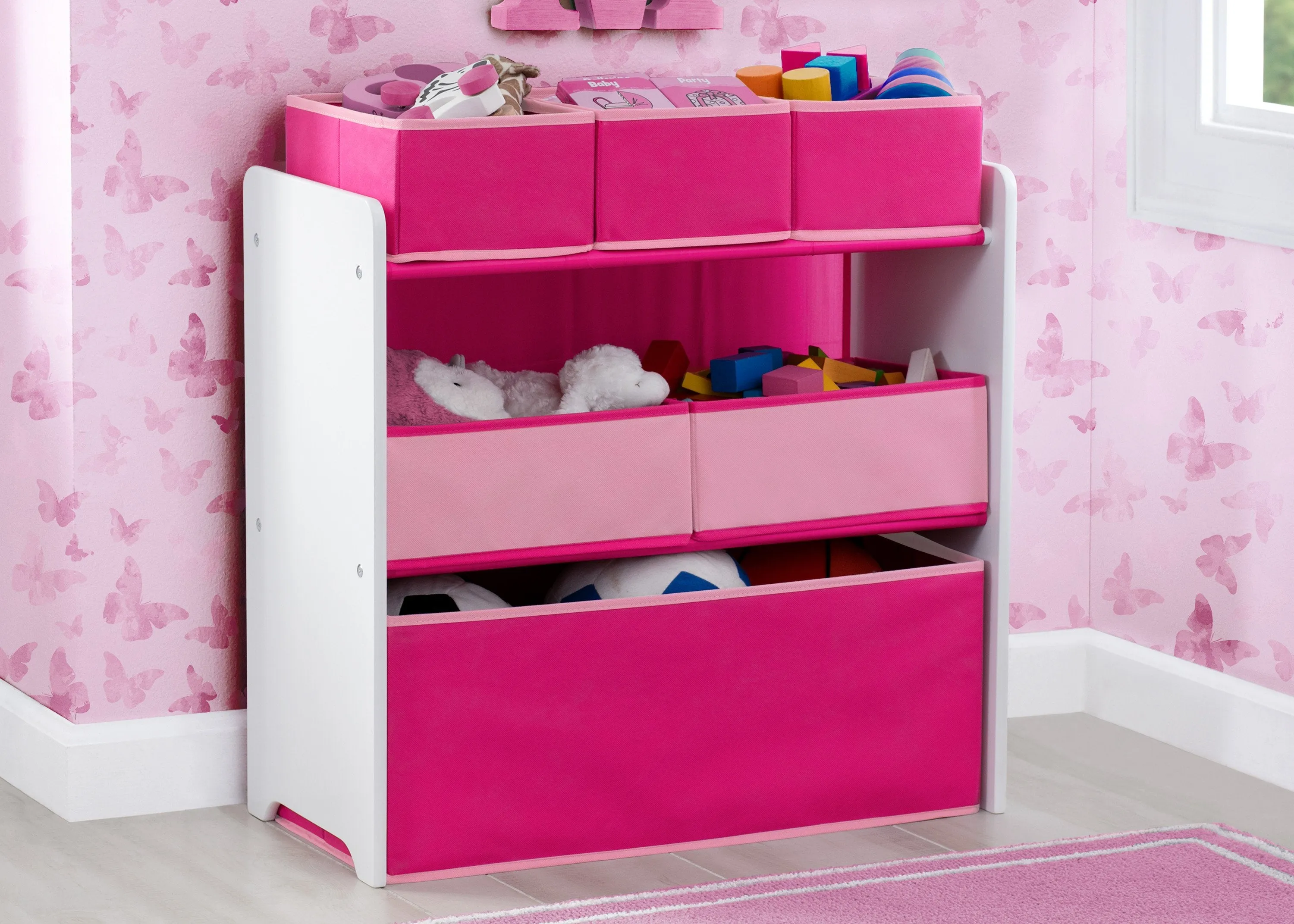 Design and Store 6 Bin Toy Organizer Babykids_Delta Children_Toy Storage & Bookshelves