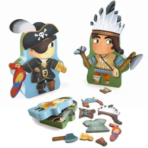 Djeco Portraito Wooden Magnetic