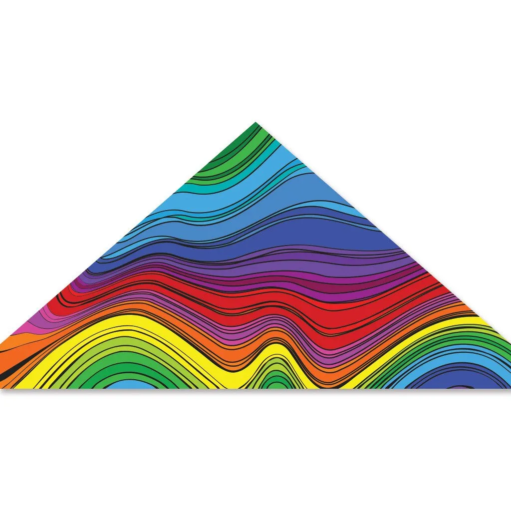Electromagnetic Rainbow - 56 Inch Delta Kite