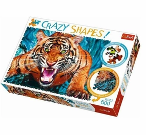 Facing A Tiger Puzzle - 600 pcs