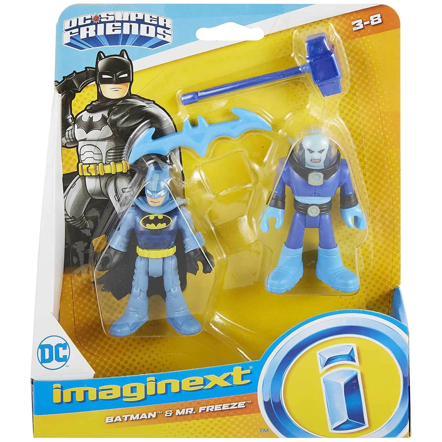 Fisher-Price Toys DC Super Friends Imaginext Batman & Mr. Freeze Figures