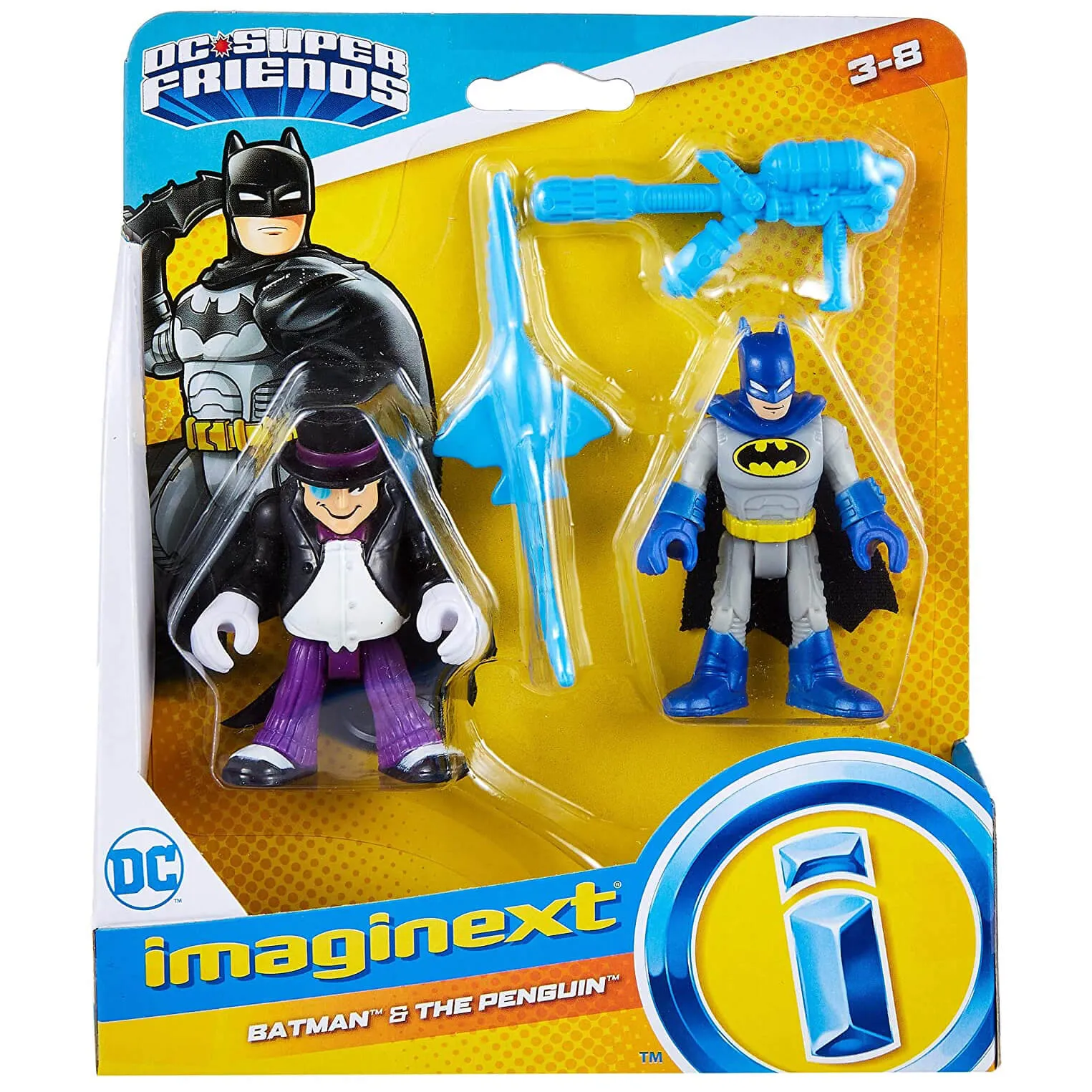 Fisher-Price Toys DC Super Friends Imaginext Batman & The Penguin Figures