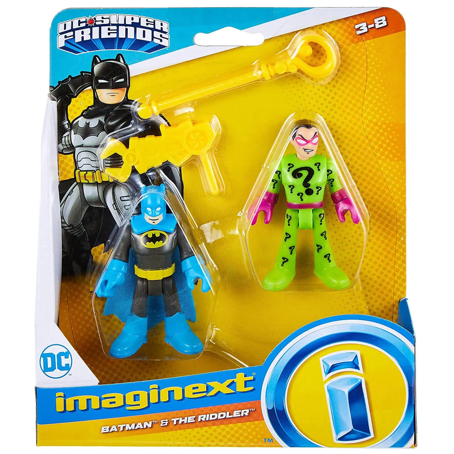Fisher-Price Toys DC Super Friends Imaginext Batman & The Riddler Figures