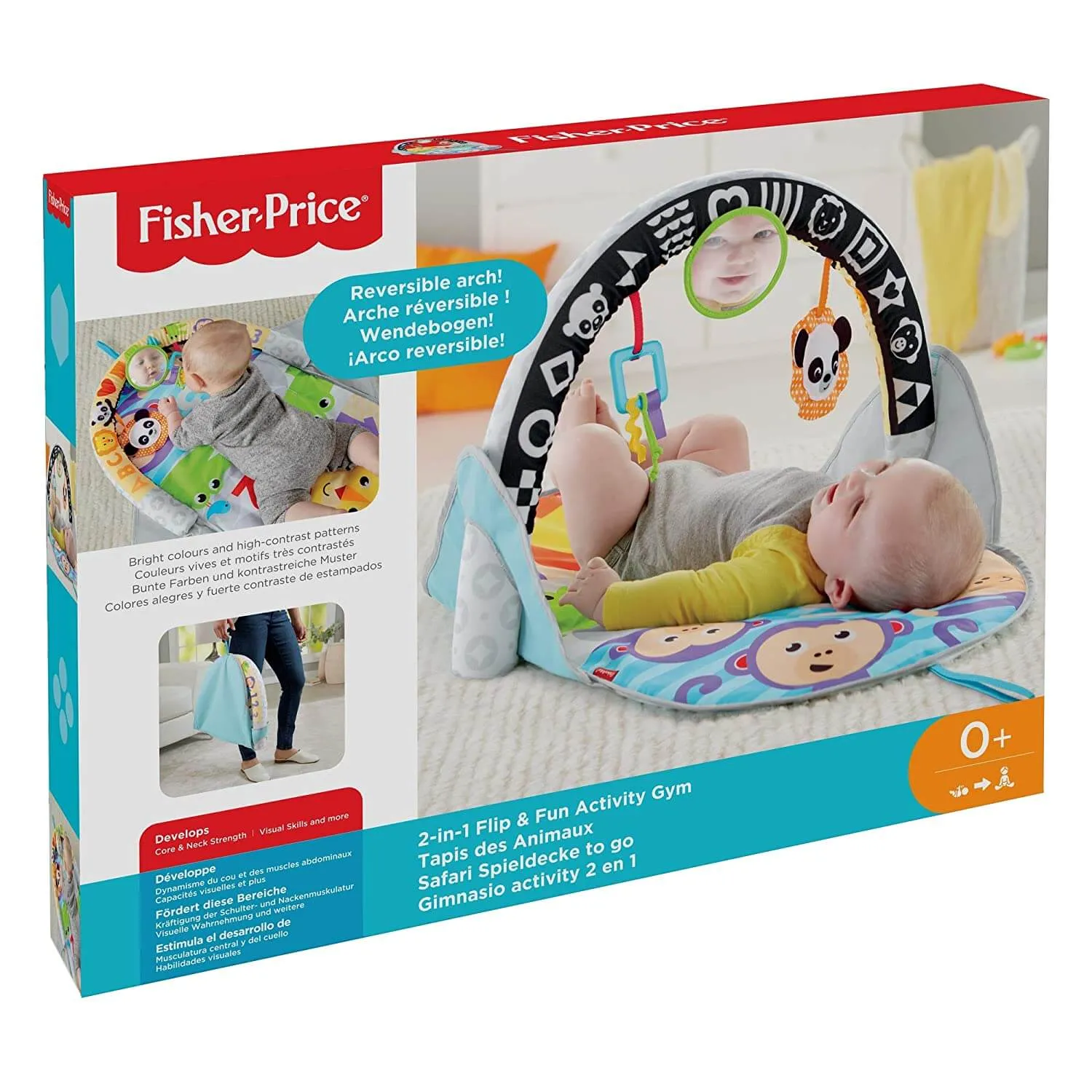 Fisher-Price Toys Fisher-Price 2 In1 Flip Fun Actvity Gym