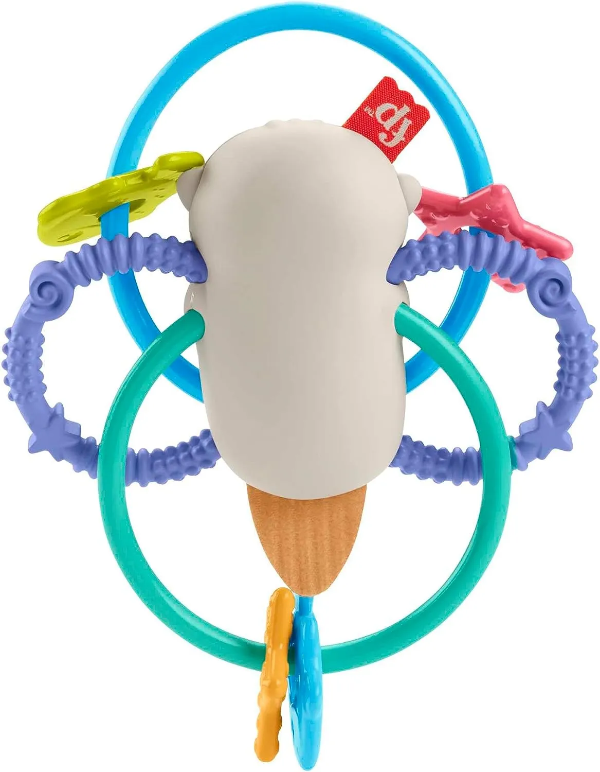 Fisher-Price Toys ?Fisher-Price Baby Rattle and BPA-Free Teething Toy with Flexible Rings