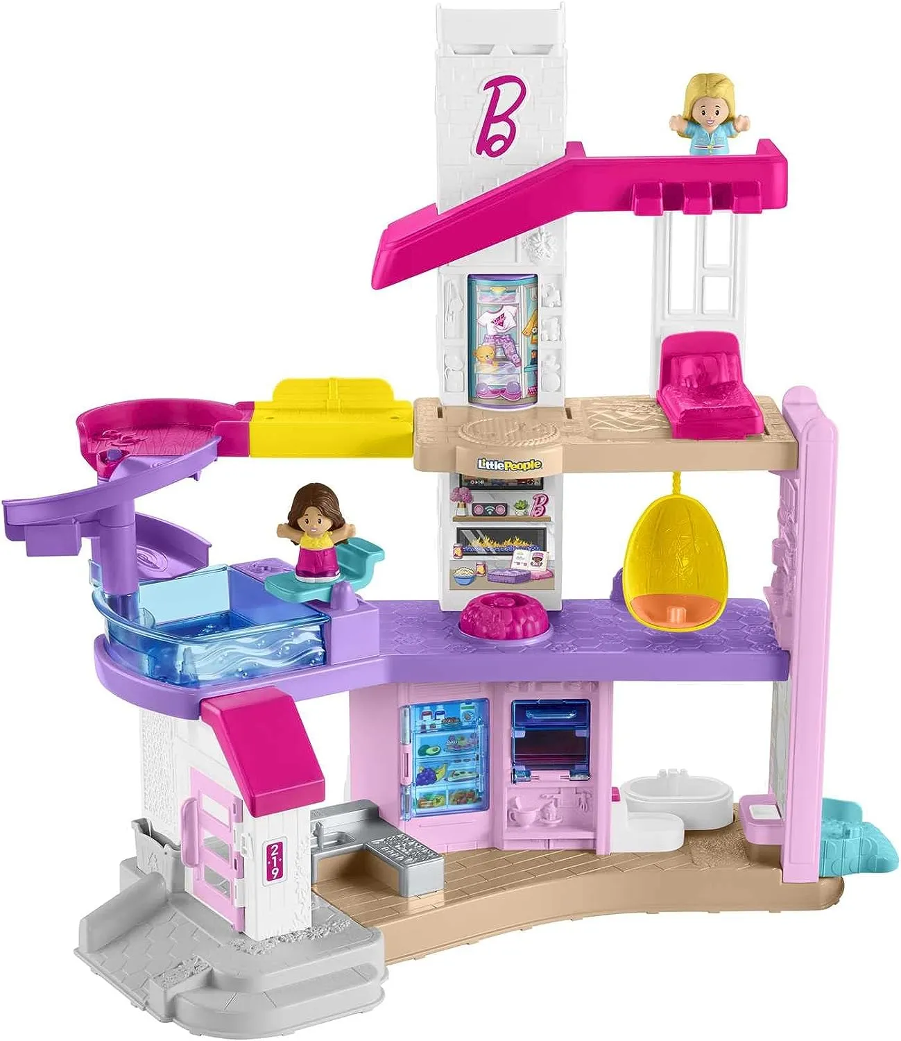 Fisher-Price Toys Fisher-Price ?Barbie Little DreamHouse Little People - Multilanguage, interactive playset
