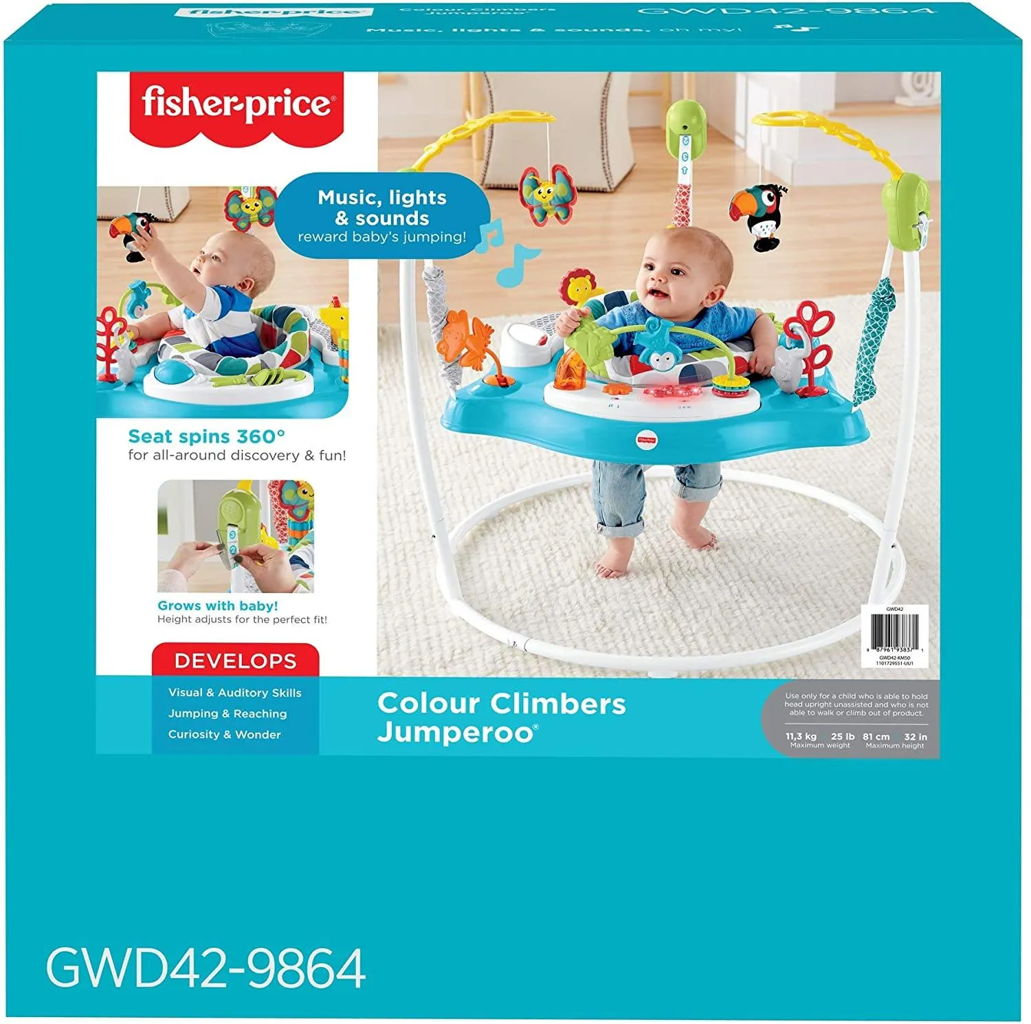 Fisher-Price Toys Fisher Price Colour Climbers Jumperoo