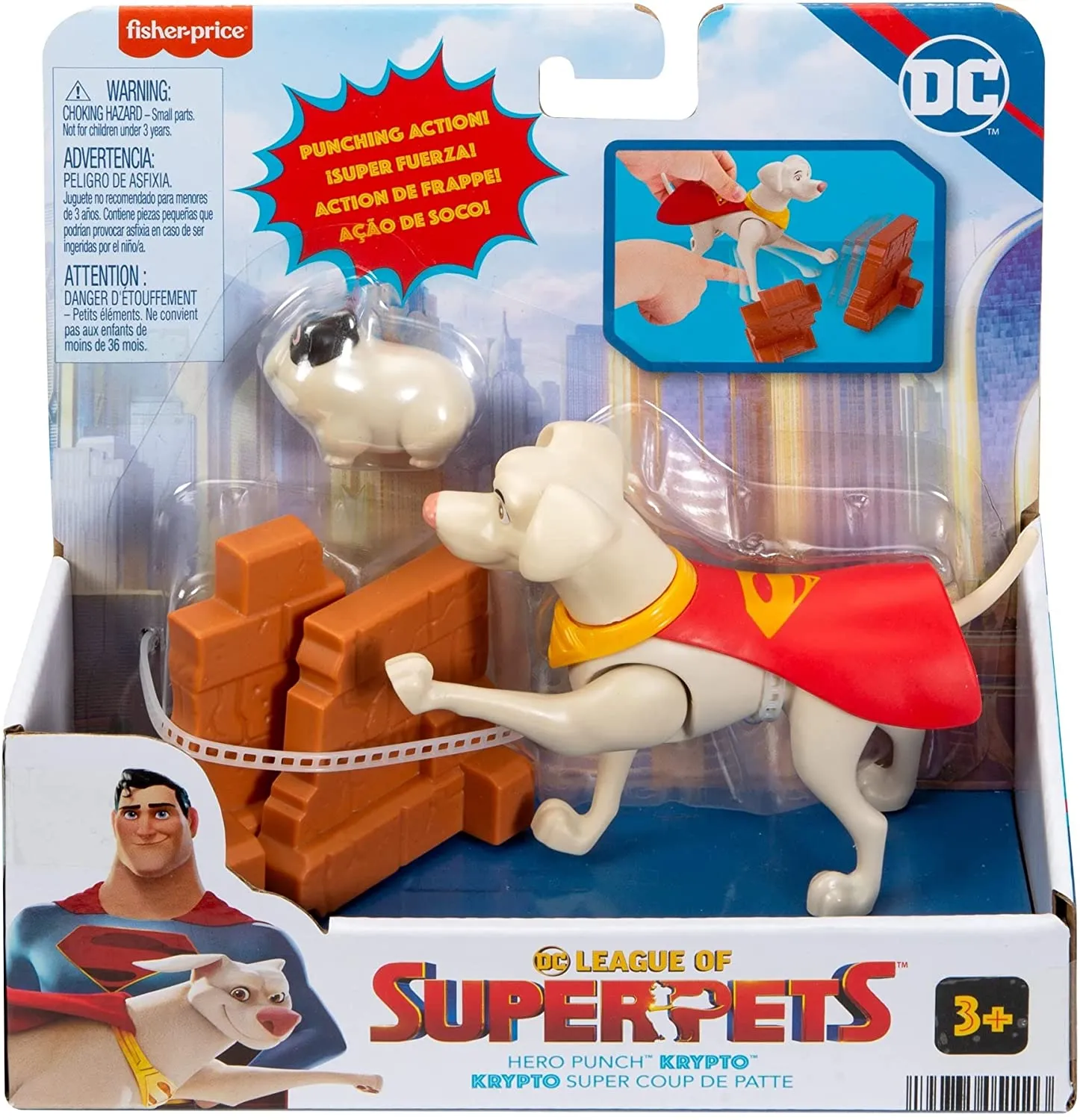 Fisher-Price Toys Fisher-Price DC League of Super-Pets Hero Punch Krypto