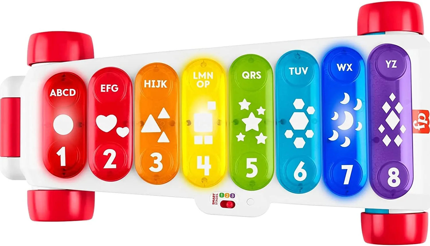 Fisher-Price Toys ?Fisher-Price Giant Light-Up Xylophone, pretend musical instrument electronic pull toy