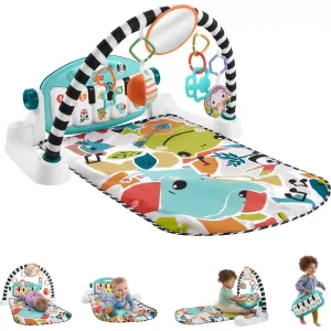 Fisher-Price Toys Fisher-Price Glow and Grow Kick & Play Piano Gym (Blue)