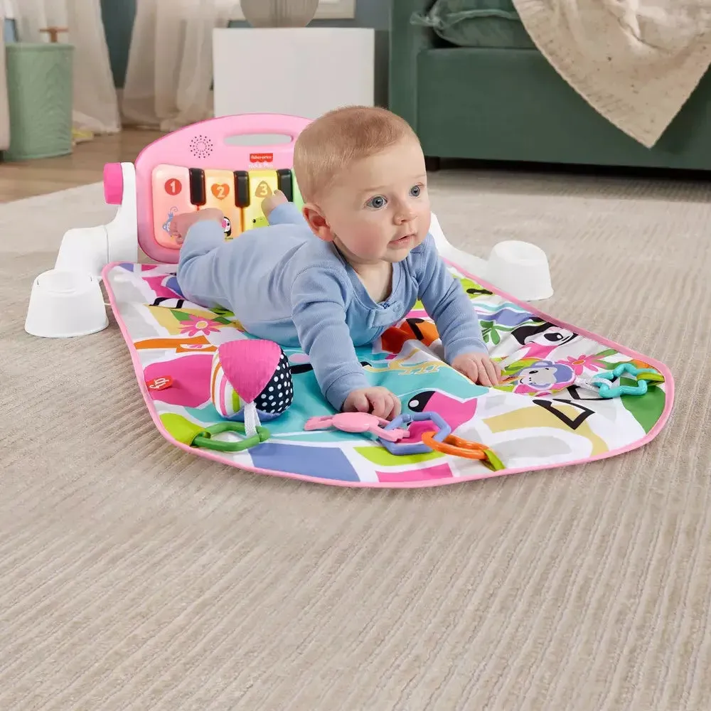 Fisher-Price Toys Fisher-Price Glow and Grow Kick & Play Piano Gym (Pink)