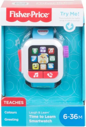 Fisher-Price Toys Fisher Price GMM44 Laugh & Learn Time to Learn Smartwatch Musical Baby Toy