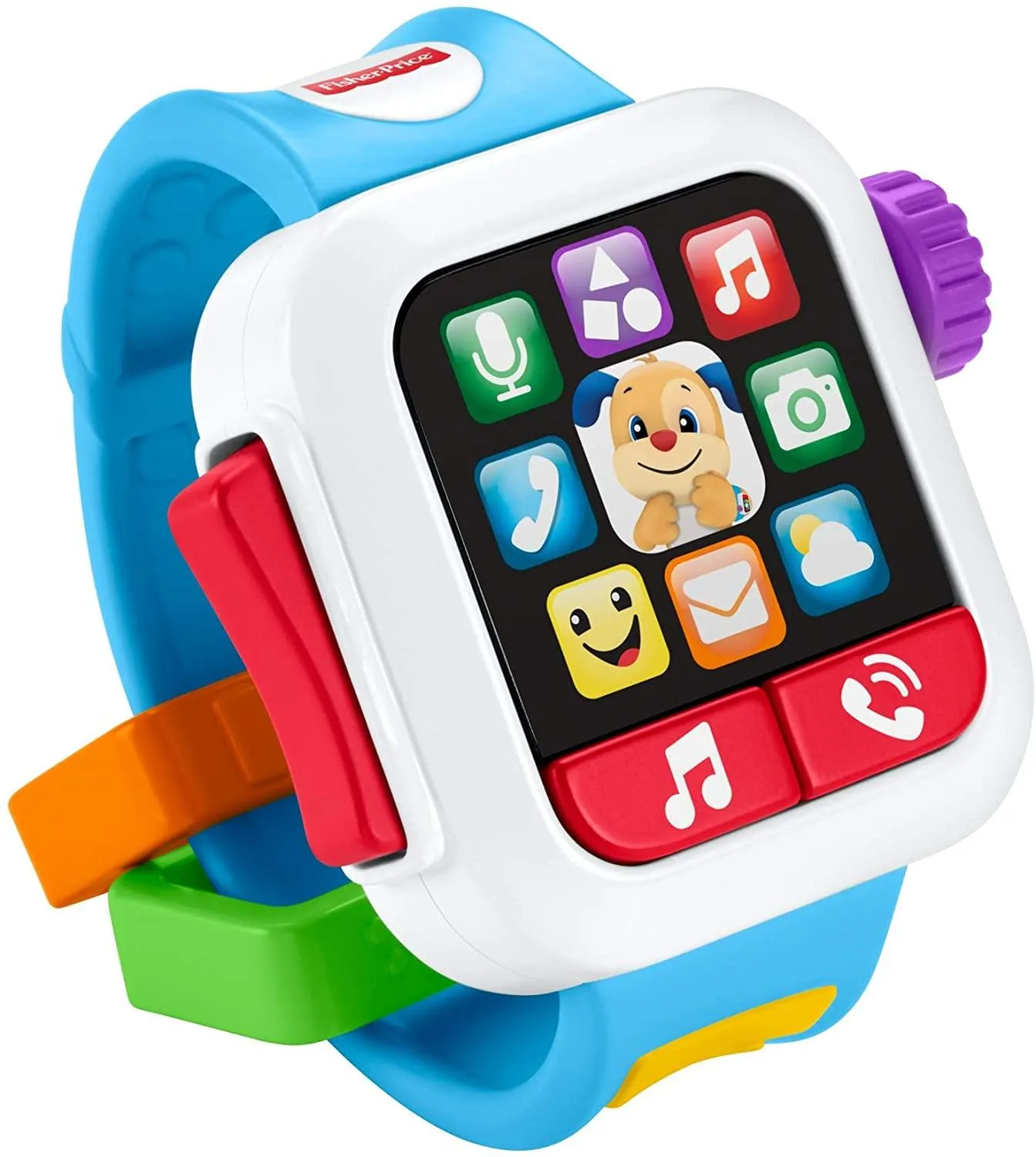 Fisher-Price Toys Fisher Price GMM44 Laugh & Learn Time to Learn Smartwatch Musical Baby Toy