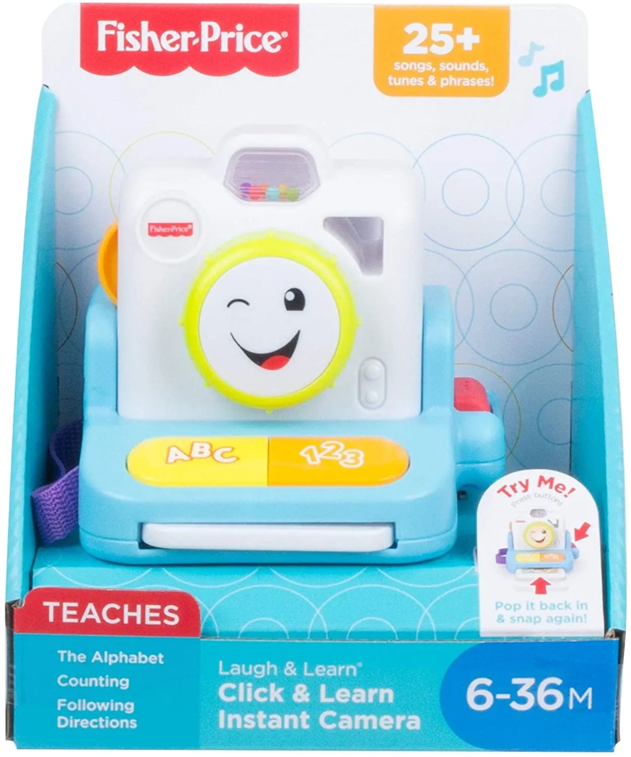 Fisher-Price Toys Fisher Price GMX42 Laugh and Learn Click and Learn Instant Camera