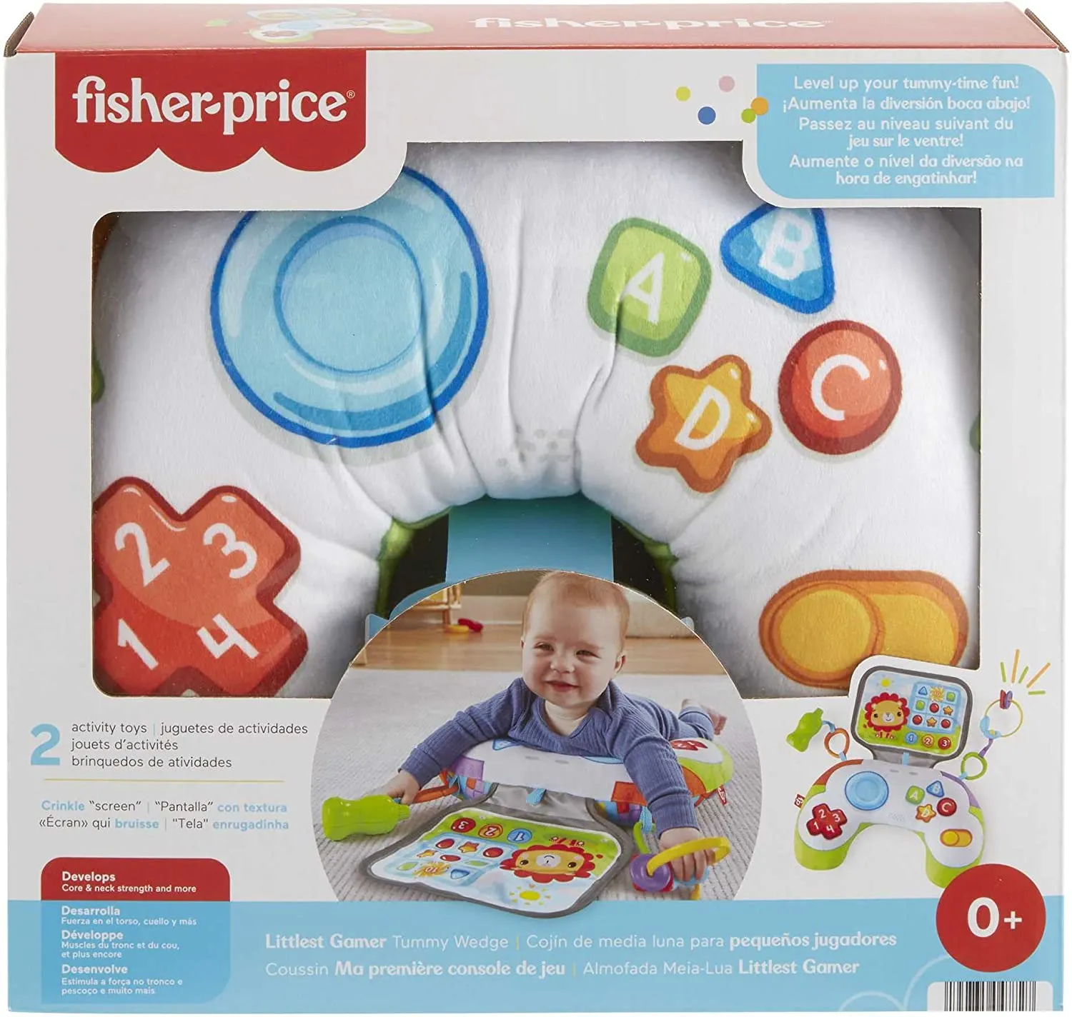 Fisher-Price Toys Fisher-Price HGB89 Tummy Wedge, Multicolour