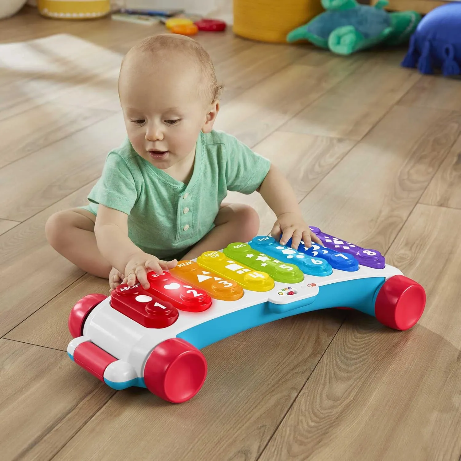 Fisher-Price Toys Fisher-Price HJK38 Luminous Xylophone - Musical Learning Toy for Babies 9  Months
