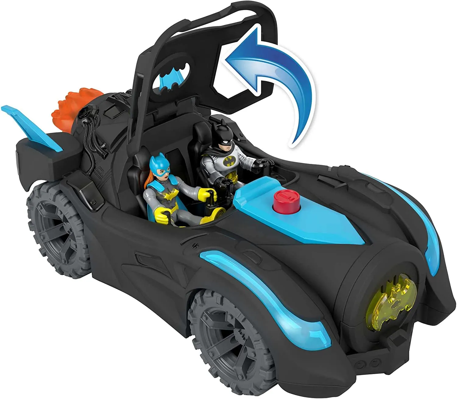 Fisher-Price Toys Fisher-Price Imaginext DC Super Friends Batmobile with lights and sounds, Batman