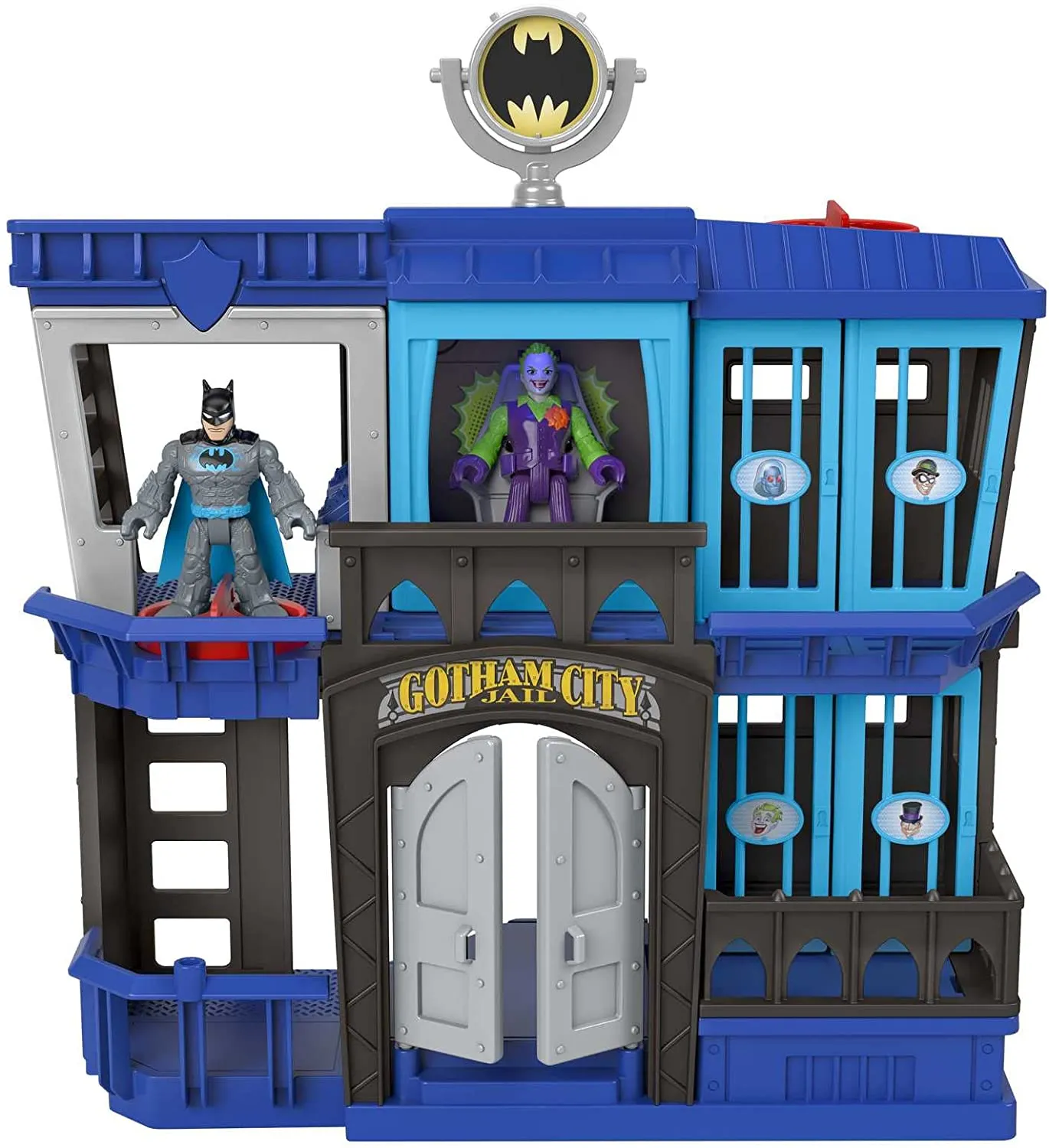 Fisher-Price Toys Fisher-Price Imaginext DC Super Friends Gotham City Jail Recharged, prison plays