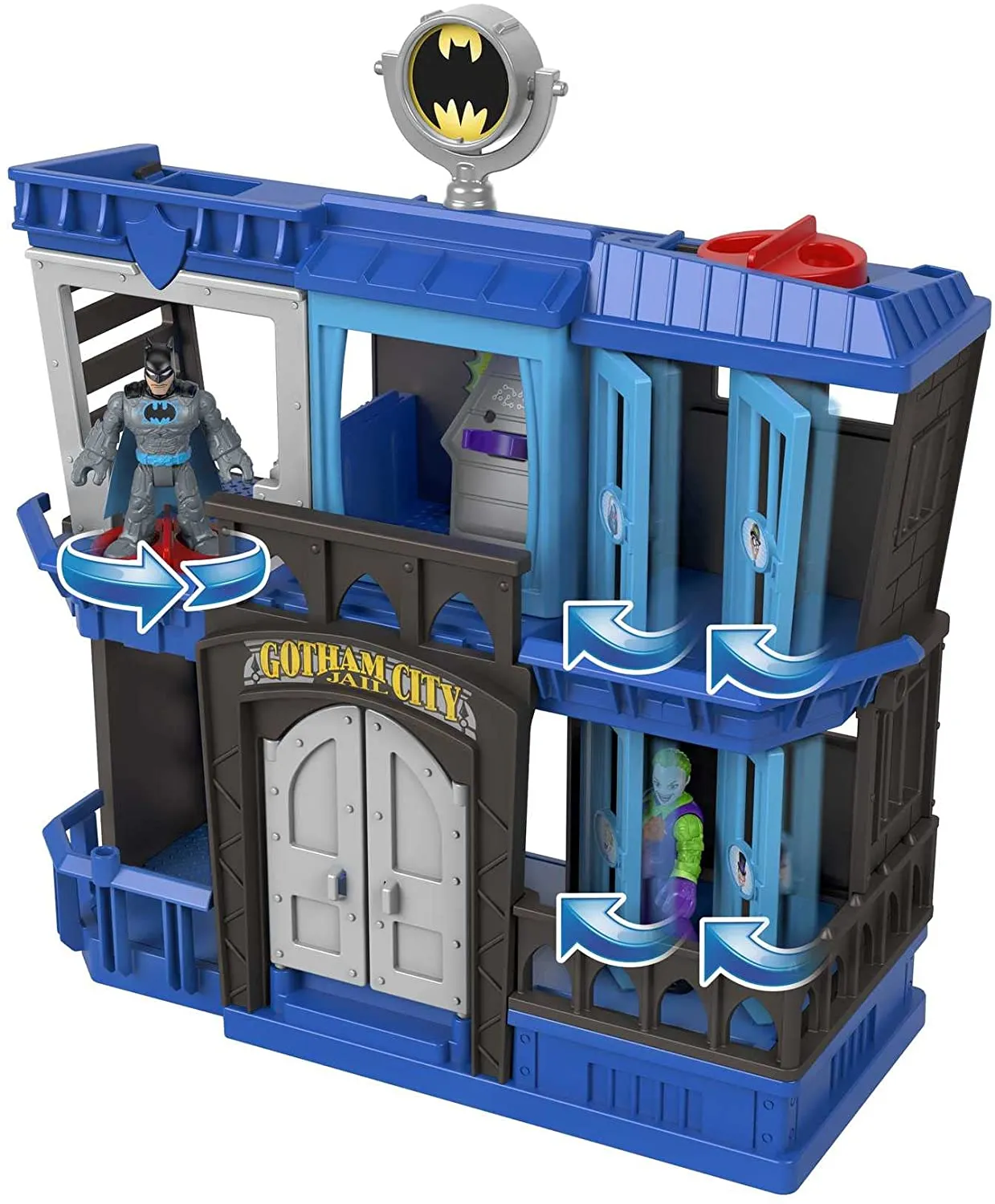 Fisher-Price Toys Fisher-Price Imaginext DC Super Friends Gotham City Jail Recharged, prison plays