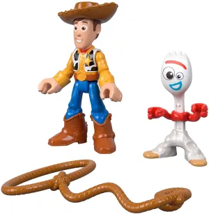 Fisher-Price Toys Fisher-Price Imaginext Disney Pixar Toy Story 4 Woody & Forky Mini-Figures