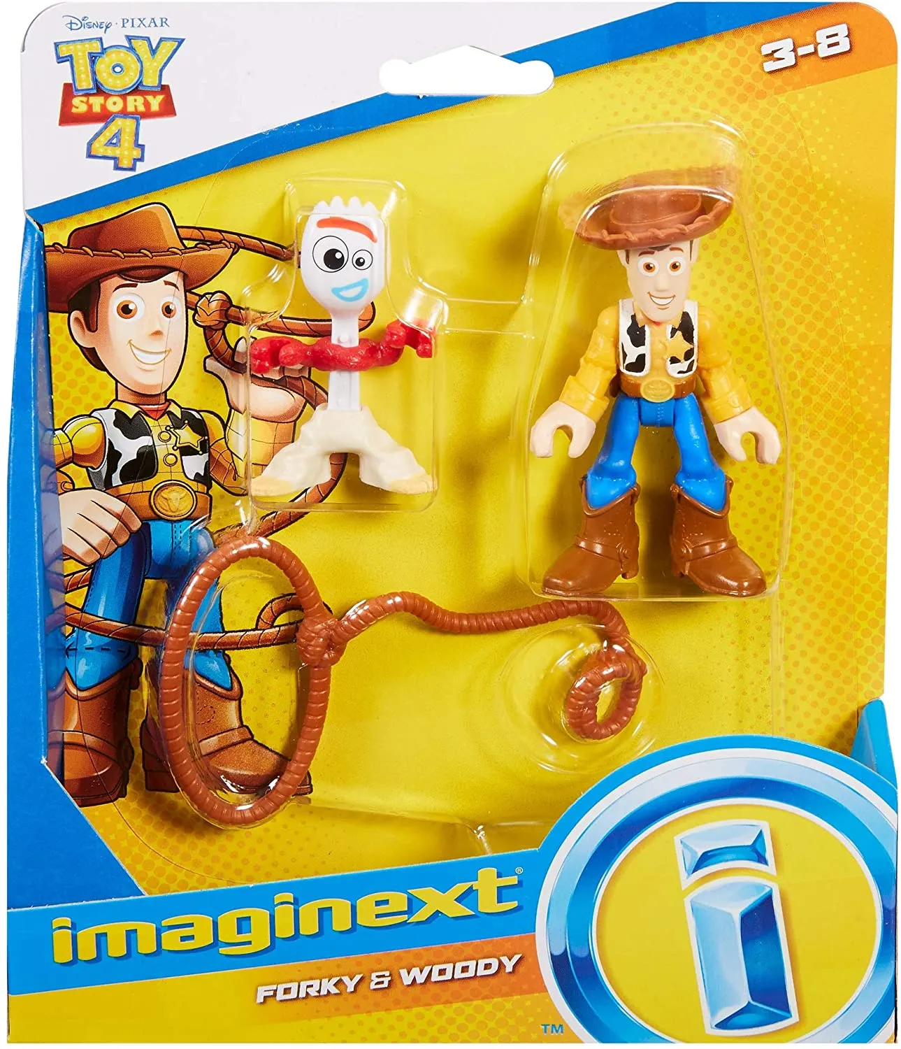 Fisher-Price Toys Fisher-Price Imaginext Disney Pixar Toy Story 4 Woody & Forky Mini-Figures