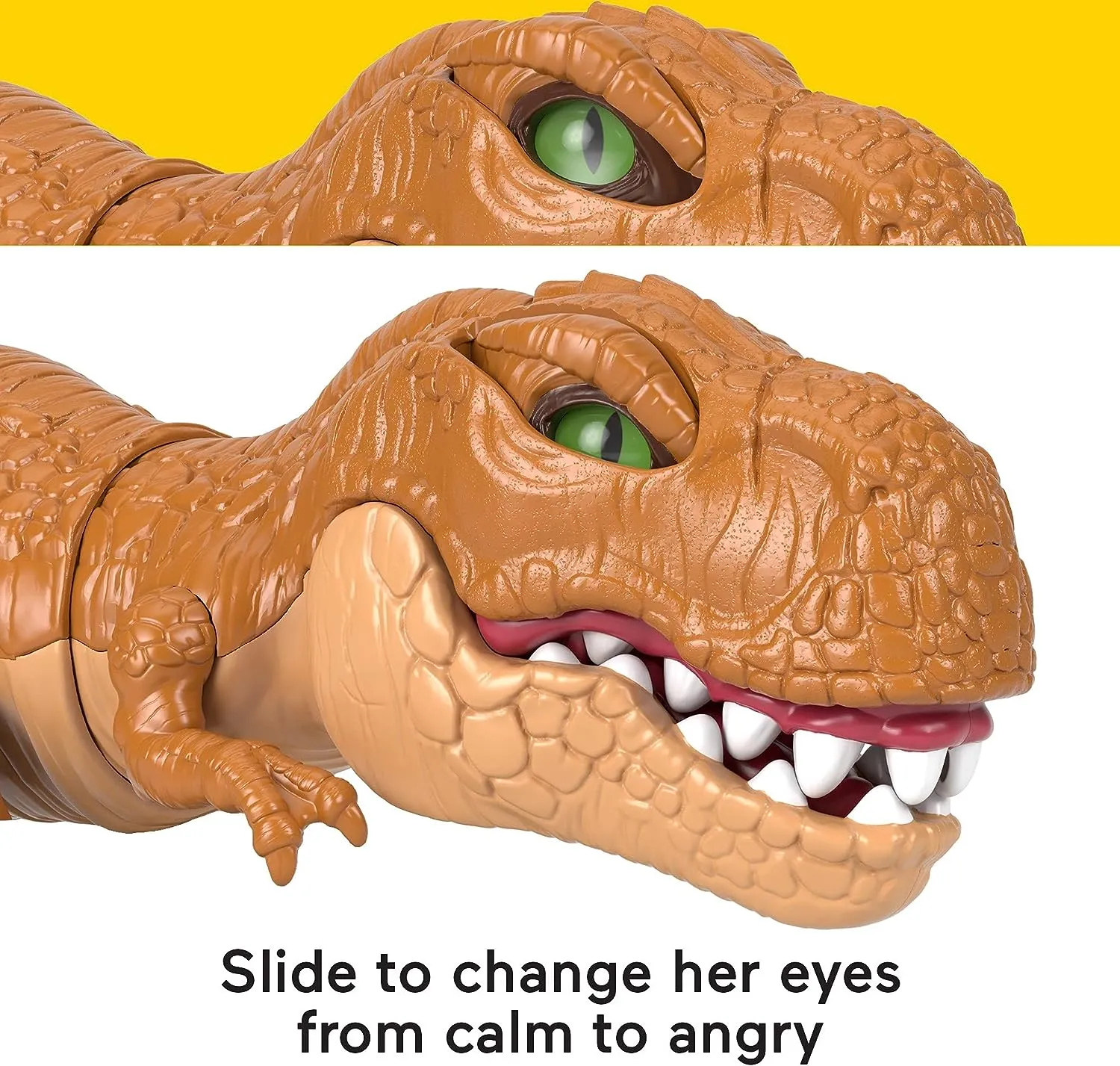 Fisher-Price Toys ?Fisher-Price Imaginext Jurassic World Thrashin Action T Rex dinosaur figure for kids