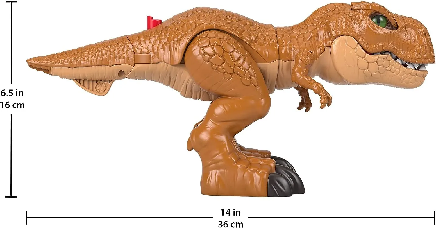 Fisher-Price Toys ?Fisher-Price Imaginext Jurassic World Thrashin Action T Rex dinosaur figure for kids