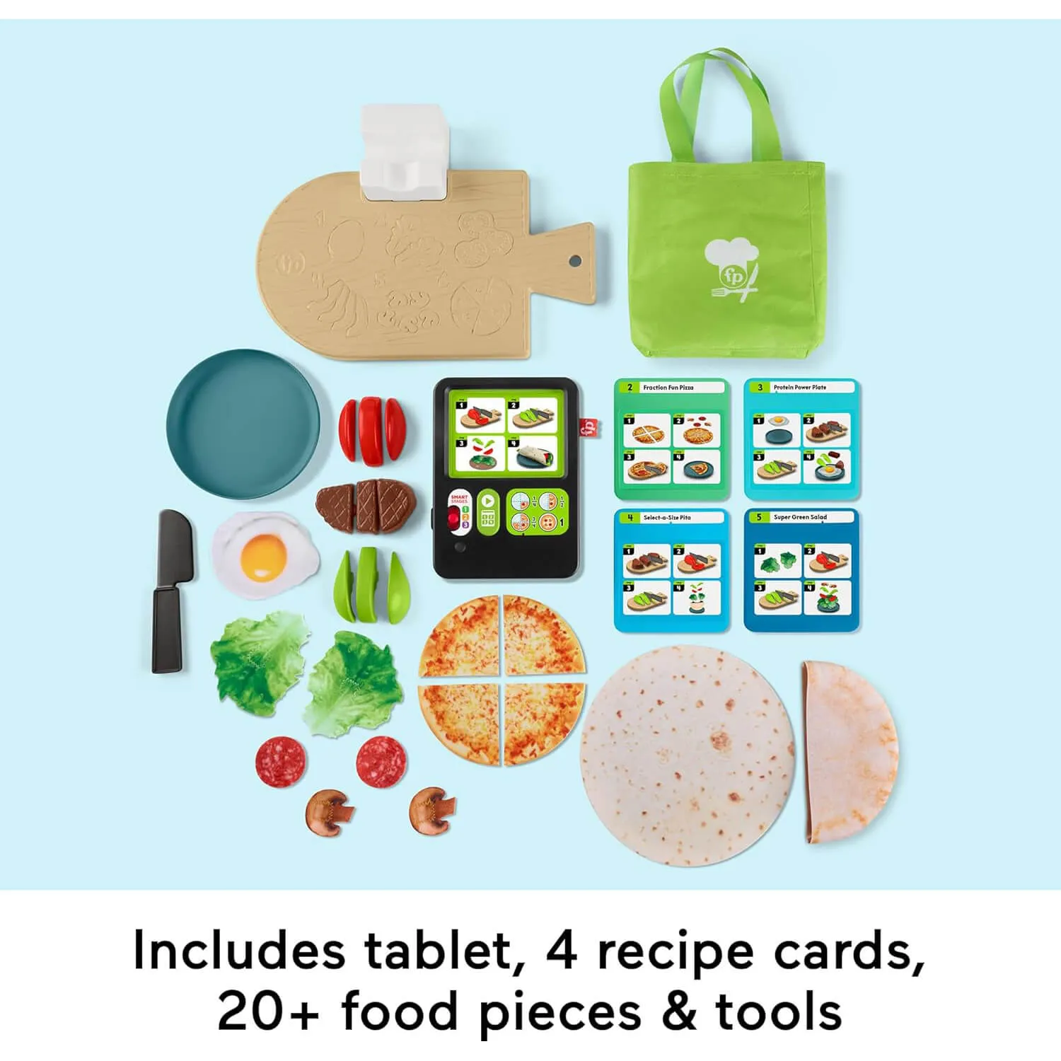 Fisher-Price Toys Fisher-Price Laugh & Learn 123 Follow The Recipe Meal Kit Playset