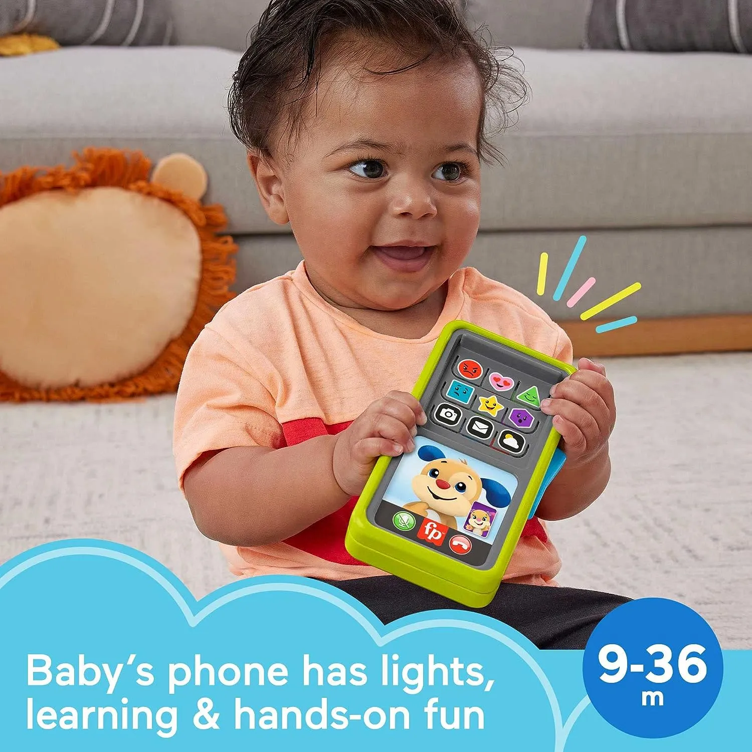 Fisher-Price Toys Fisher Price Laugh & Learn 2-in-1 Slide to Learn Smartphone