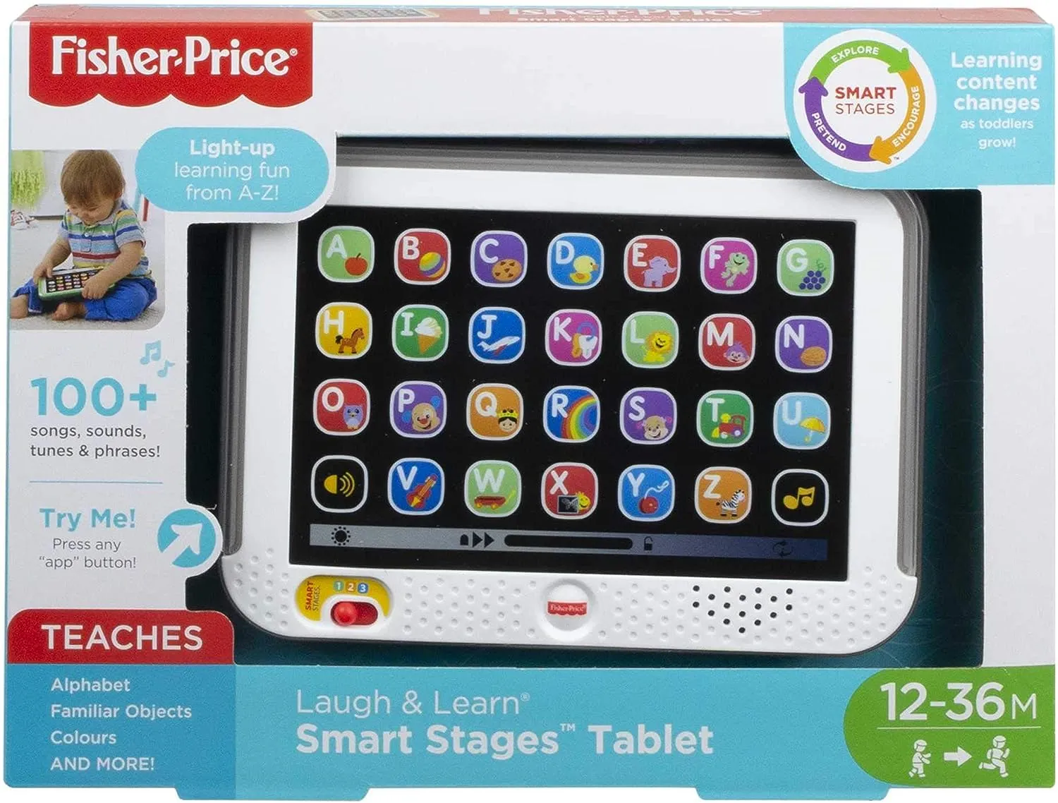 Fisher-Price Toys Fisher-Price Laugh & Learn Smart Stages Tablet, Early Development & Activity Toy
