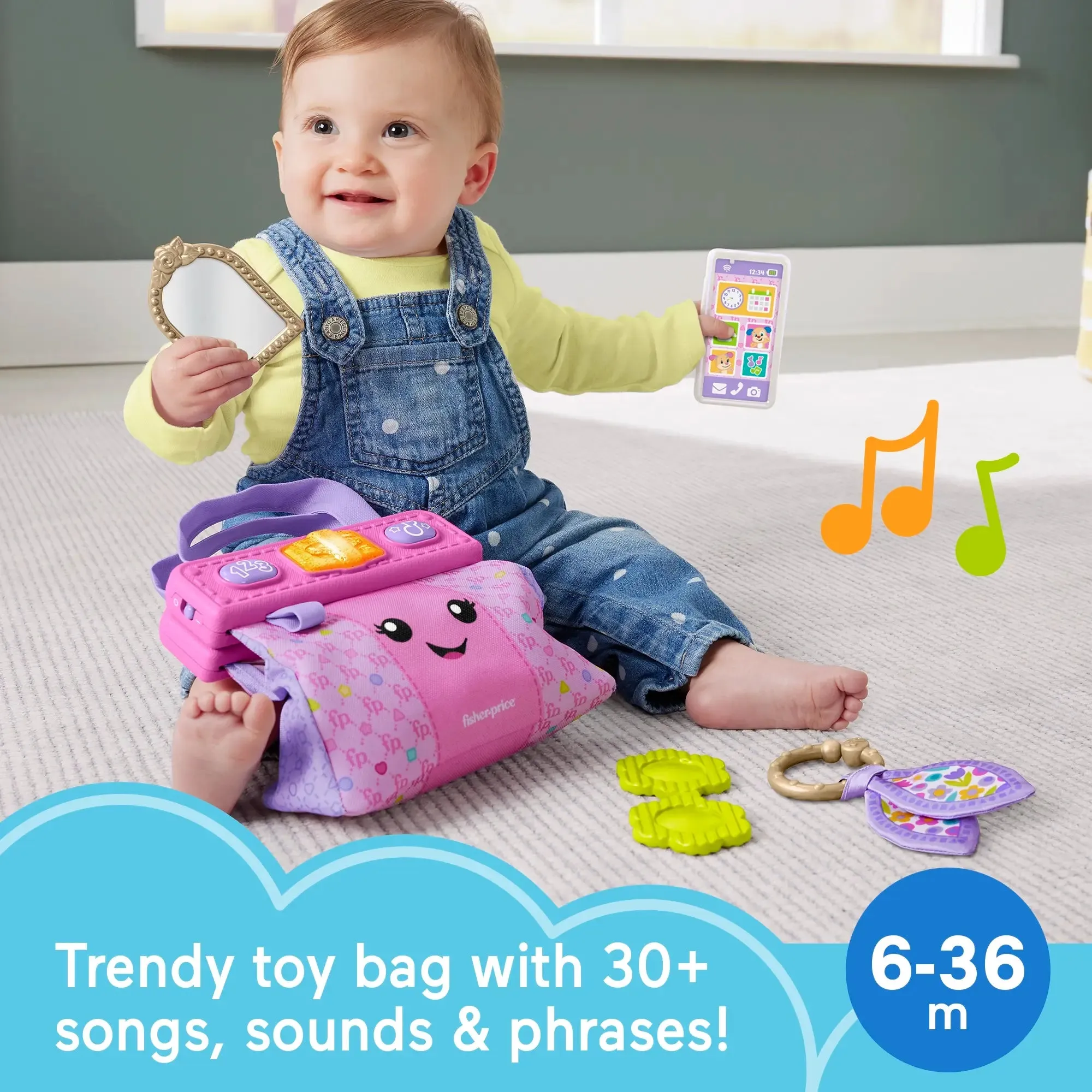 Fisher-Price Toys Fisher-Price Laugh and Learn Going Places Learning Purse