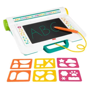 Fisher-Price Toys Fisher-Price Learn & Doodle Desk, Mess-Free Writing & Drawing Tablet With Lcd Screen
