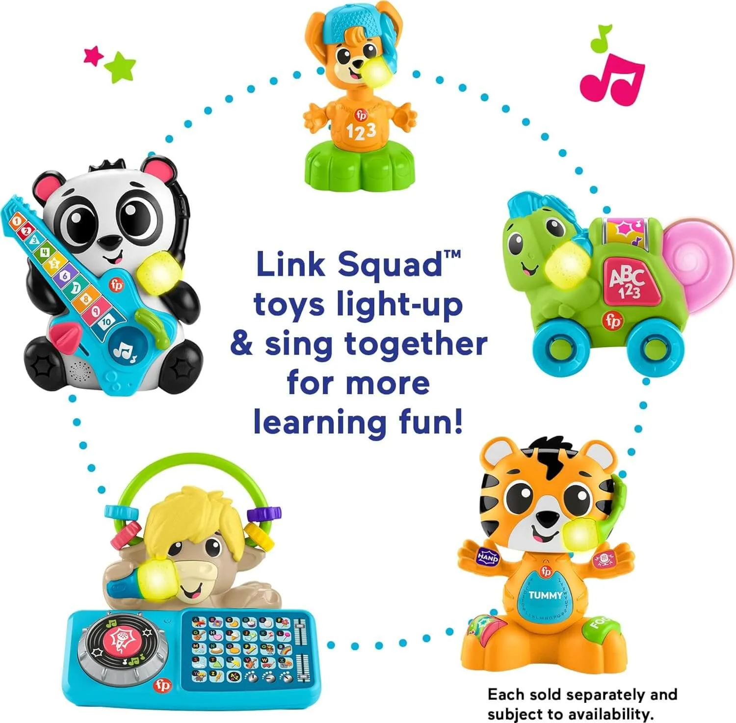 Fisher-Price Toys Fisher-Price Link Squad Opposites Fox Baby Learning Toy