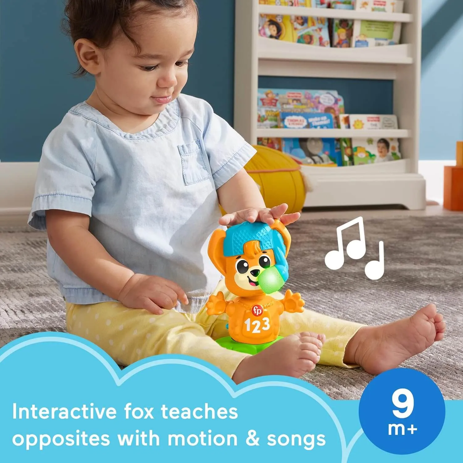 Fisher-Price Toys Fisher-Price Link Squad Opposites Fox Baby Learning Toy