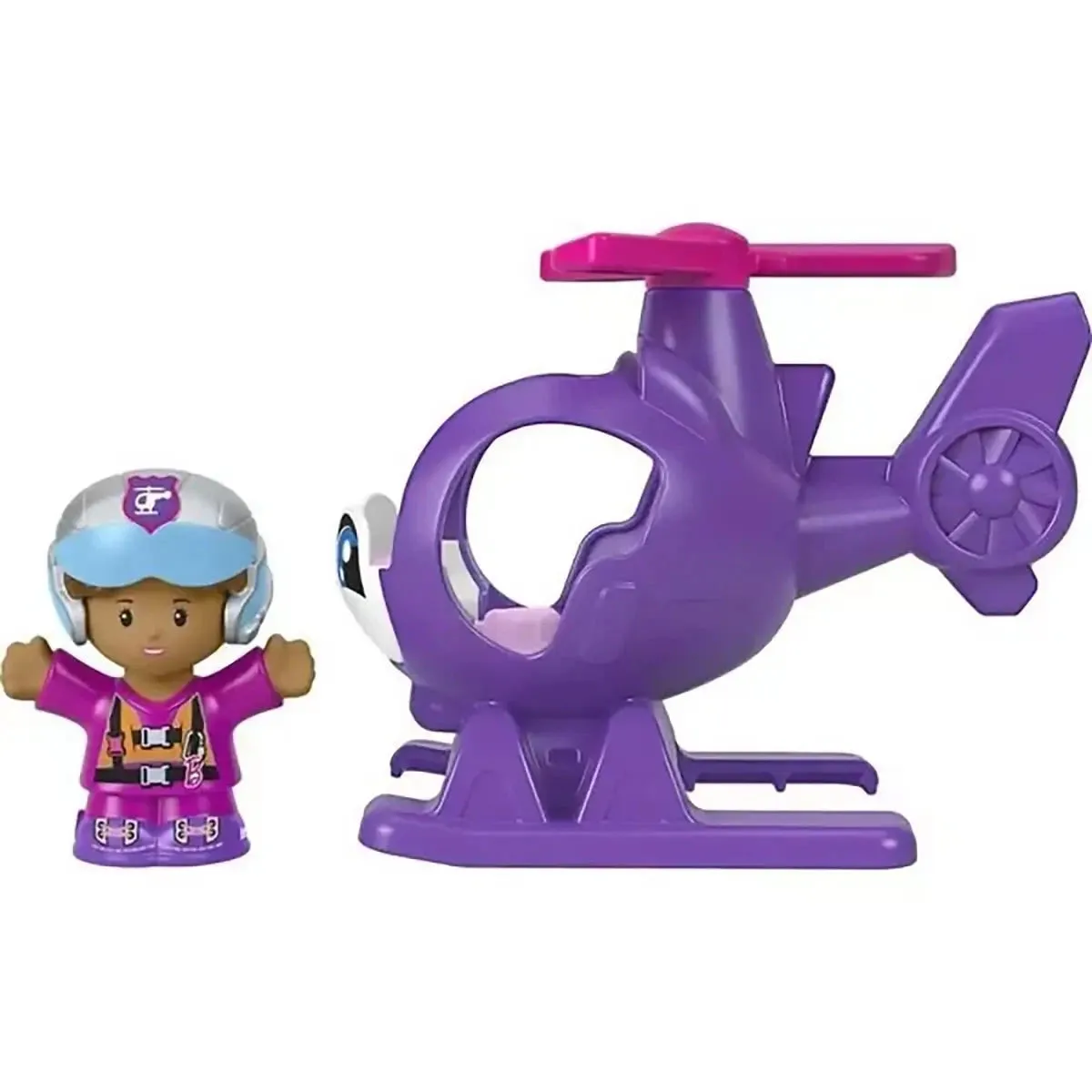 Fisher-Price Toys Fisher-Price Little People Barbie Helicopter Push-Along Vehicle