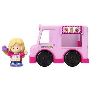 Fisher-Price Toys Fisher-Price Little People Barbie Ice Cream Truck Push-Along Vehicle