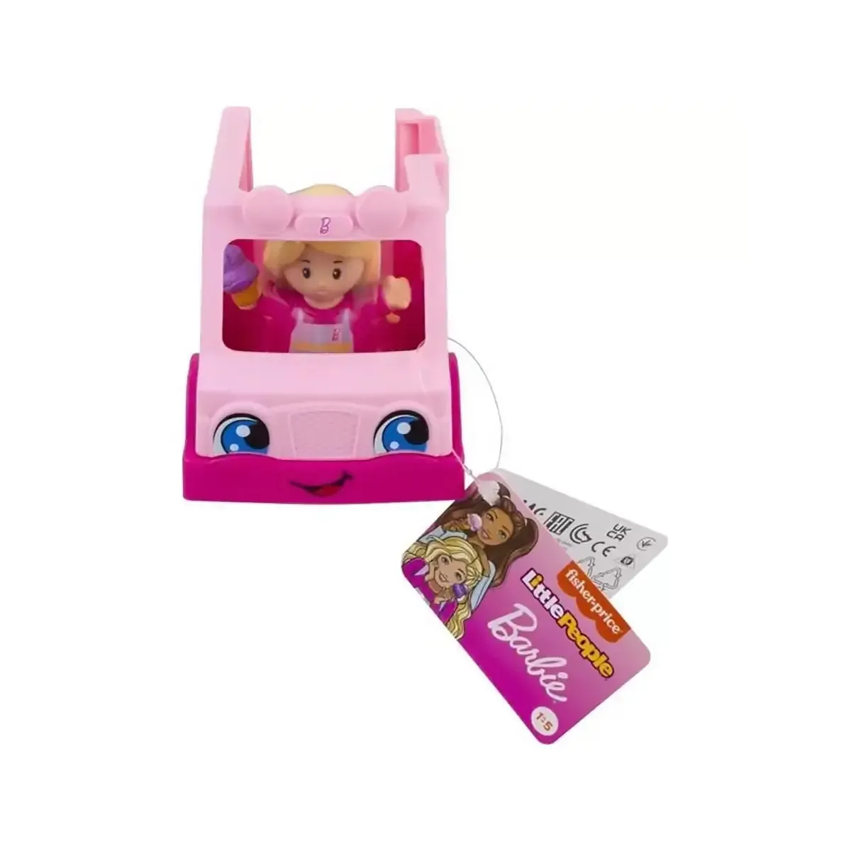 Fisher-Price Toys Fisher-Price Little People Barbie Ice Cream Truck Push-Along Vehicle