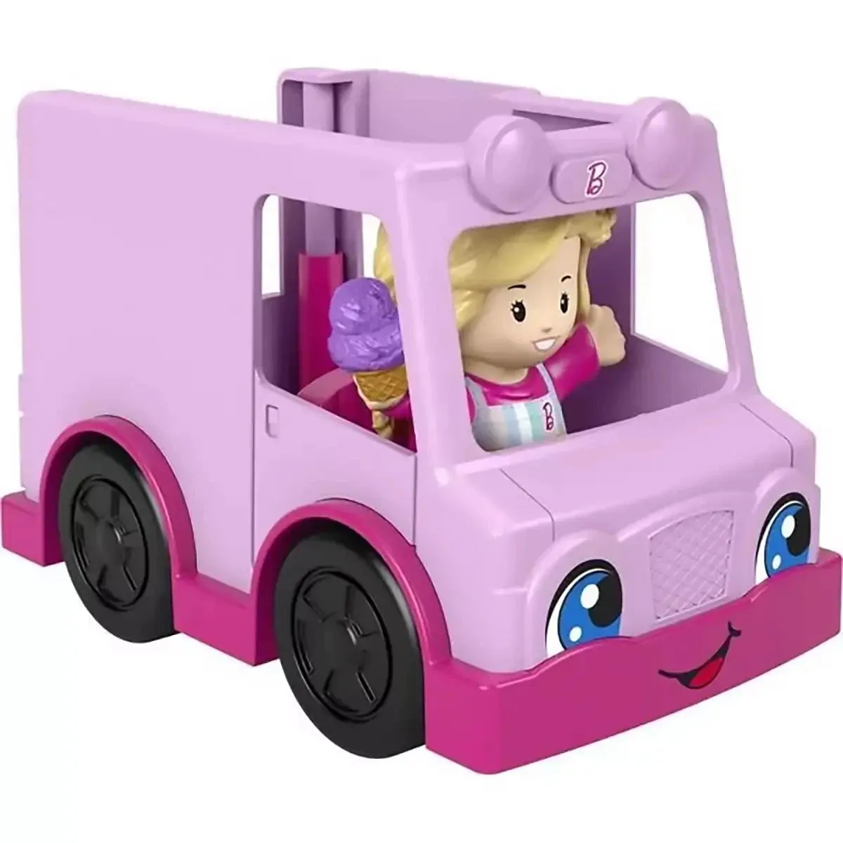 Fisher-Price Toys Fisher-Price Little People Barbie Ice Cream Truck Push-Along Vehicle