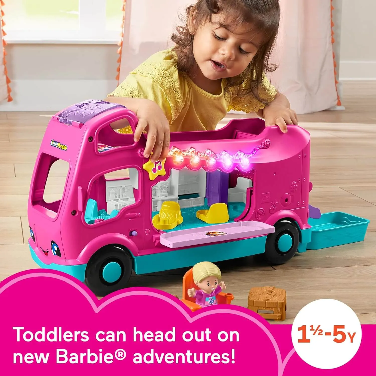 Fisher-Price Toys Fisher-Price Little People Barbie Little Dream Camper RV Playset