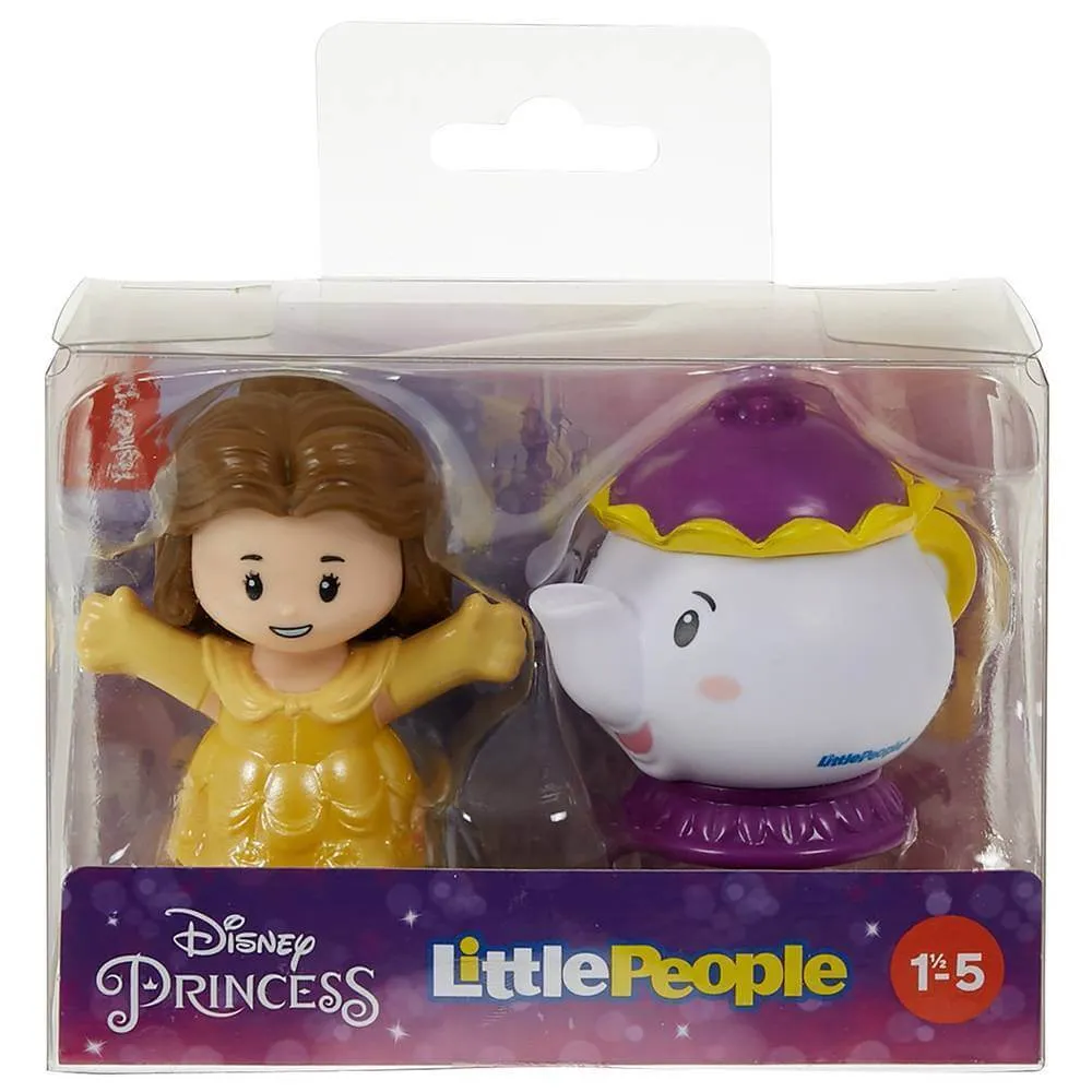 Fisher-Price Toys Fisher-Price Little People Disney Princess Belle & Misses Pots Figure Set