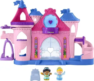 Fisher-Price Toys Fisher-Price Little People Disney Princess Magical Lights & Dancing Castle with 2 Figures