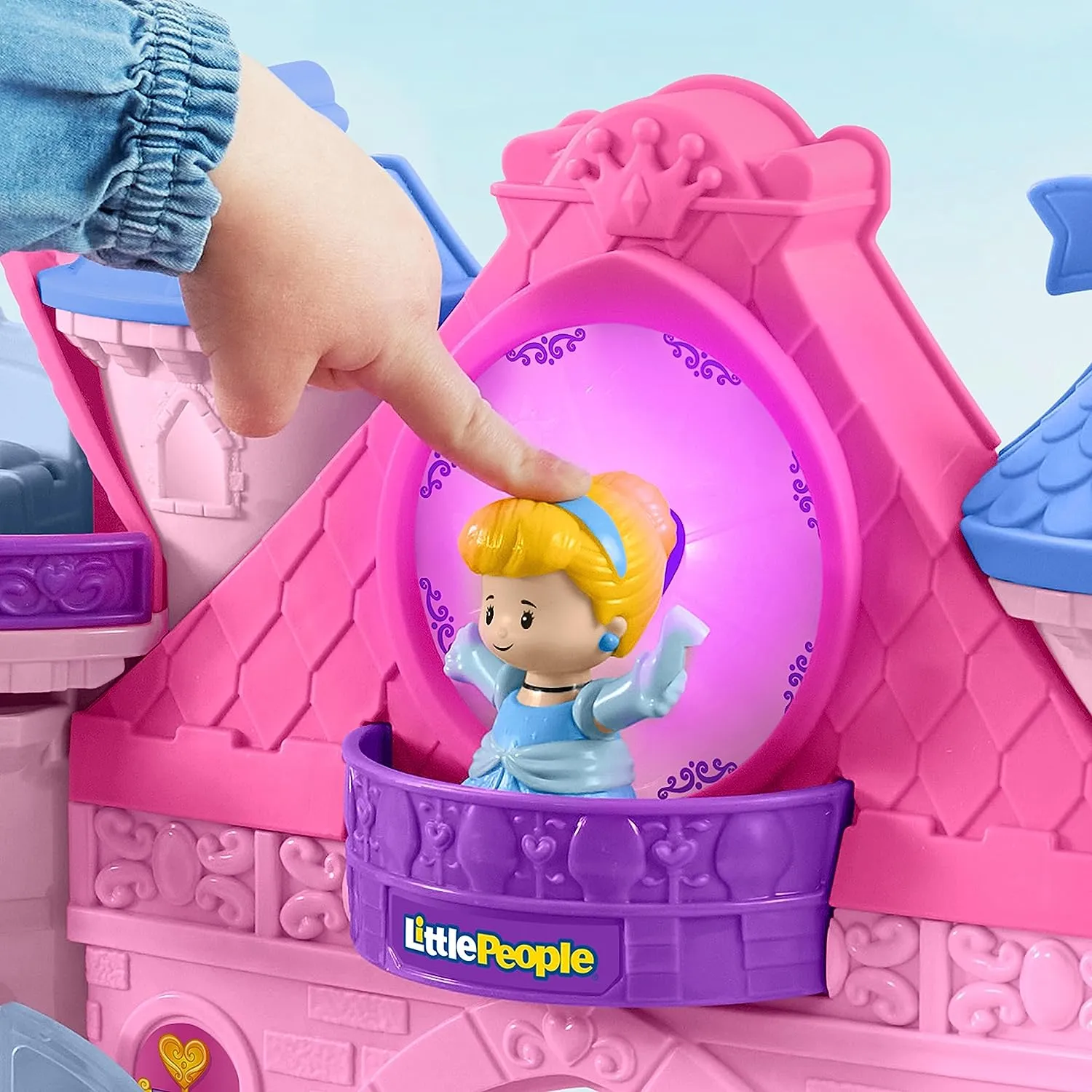 Fisher-Price Toys Fisher-Price Little People Disney Princess Magical Lights & Dancing Castle with 2 Figures