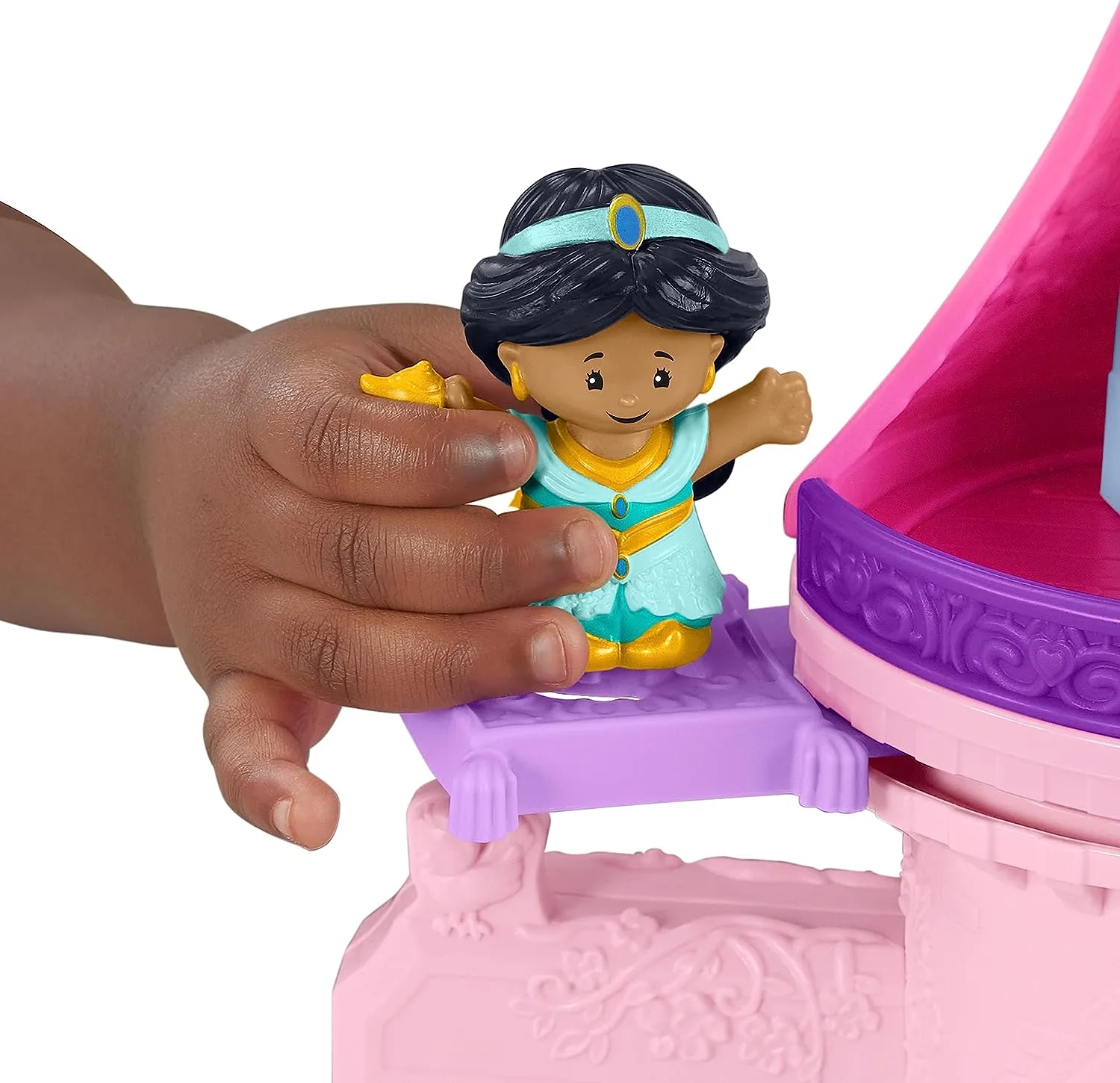 Fisher-Price Toys Fisher-Price Little People Disney Princess Magical Lights & Dancing Castle with 2 Figures