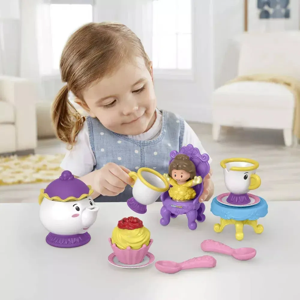 Fisher-Price Toys Fisher-Price Little People Disney Princess Time For Tea With Belle Playset